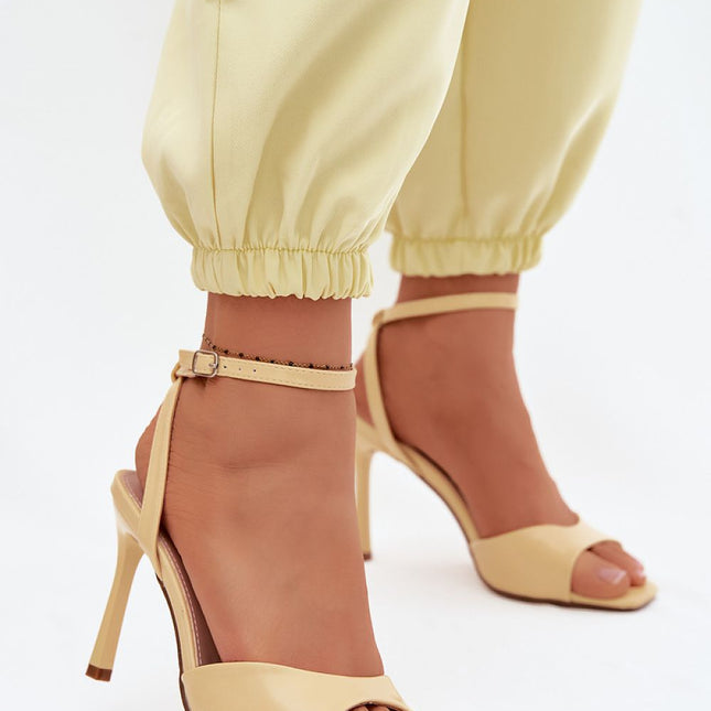 Step in Style Professional Heel Sandals with Comfortable Cushioning