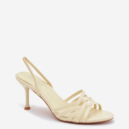 Step in Style Women's Heel Sandals - Comfortable Fit & Elegant Design