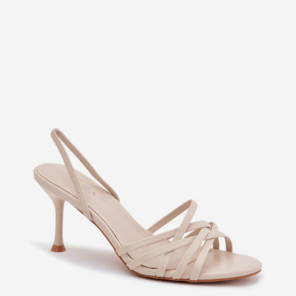Step in Style Women's Heel Sandals - Comfortable Fit & Elegant Design