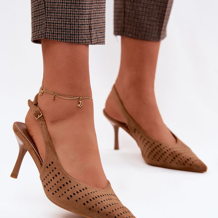 Step in Style Professional Heel Sandals with Cushioned Footbed & Arch