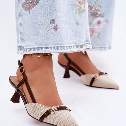 Step in Style Women's Heel Sandals - Comfortable & Elegant Design