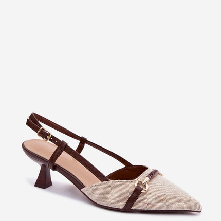 Step in Style Women's Heel Sandals - Comfortable & Elegant Design