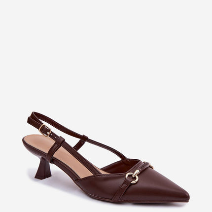 Step in Style Women's Heel Sandals - Comfortable & Elegant Design