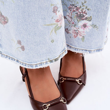 Step in Style Women's Heel Sandals - Comfortable & Elegant Design