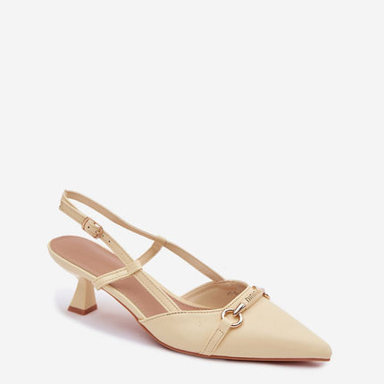 Step in Style Women's Heel Sandals - Comfortable & Elegant Design
