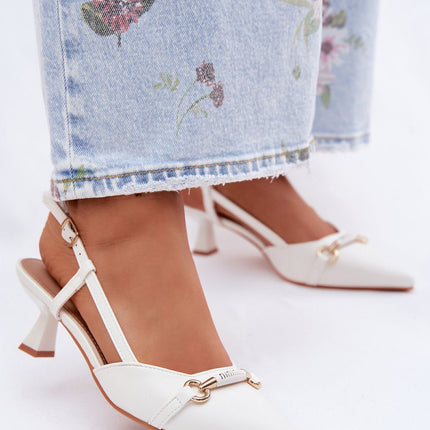 Step in Style Women's Heel Sandals - Comfortable & Elegant Design