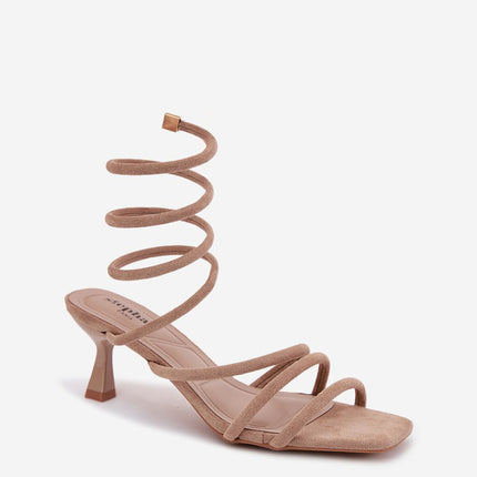 Step in Style Professional Heel Sandals with Cushioned Insole & Adjust