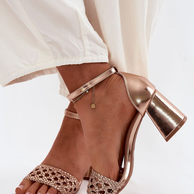 Step in Style Women's Heel Sandals - Comfortable & Elegant Design