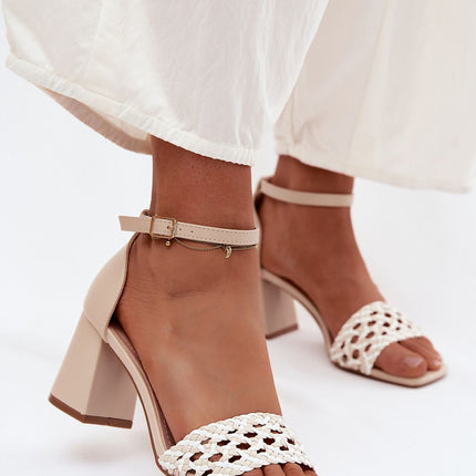 Step in Style Professional Heel Sandals with Comfort Cushioning