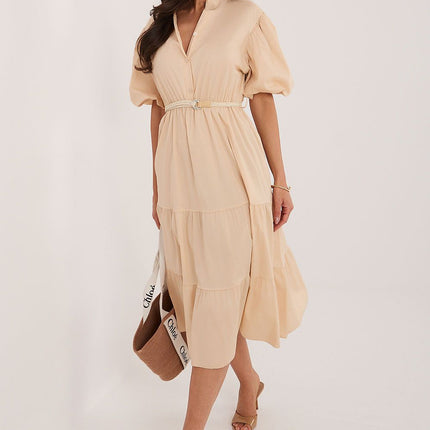 Italy Moda Elegant Daydress with Pockets and Lightweight Fabric