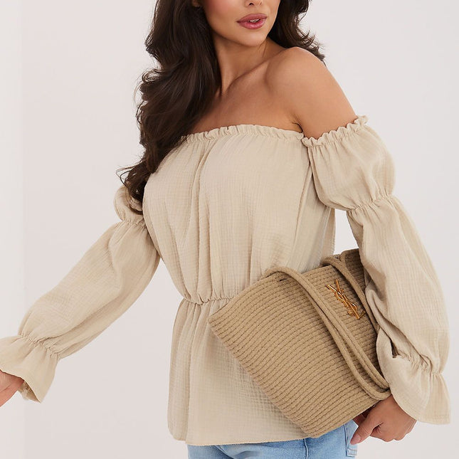 Italy Moda Professional Blouse with Elegant Design and Soft Fabric