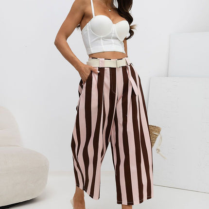 Factory Price Women's Professional Culottes with Pockets and Stretch F