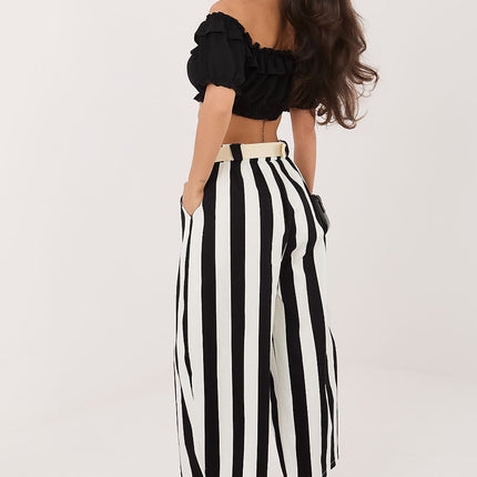 Factory Price Women's Professional Culottes with Pockets and Stretch F