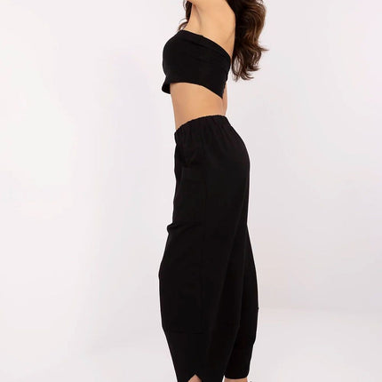 Rue Paris Professional Tracksuit Trousers with Stretch Fabric and Pock