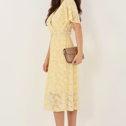 Rue Paris Elegant Cocktail Dress with Flattering A-Line Silhouette