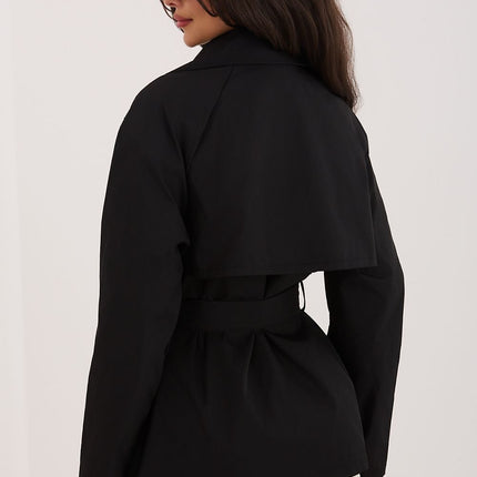 Womens Trench Coat Casual Style Short Length For Fall To Spring - Très Elite