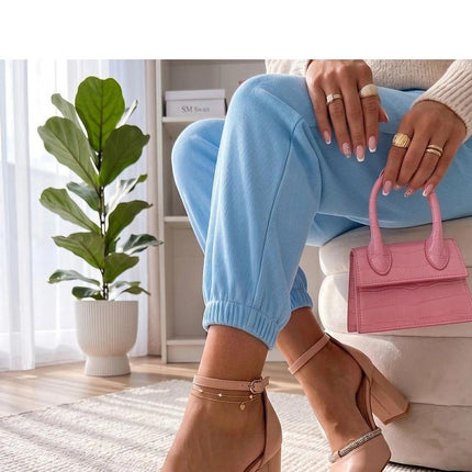 Solea Professional Block Heel Pumps with Cushioned Insole & Classic De