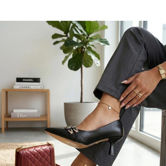 Solea Professional High Heels with Comfort Cushioning and Elegant Desi