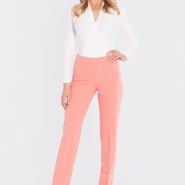 Stylove Women's Professional Trousers with Stretch Fabric and Pockets