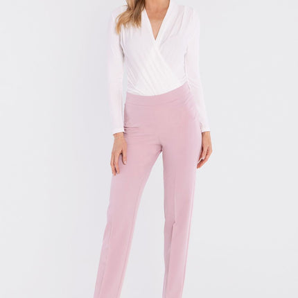 Stylove Women's Professional Trousers with Stretch Fabric and Pockets