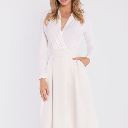 Stylove Women's Professional A-Line Skirt with Pockets and Stretch Fab