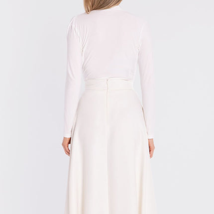 Stylove Women's Professional A-Line Skirt with Pockets and Stretch Fab