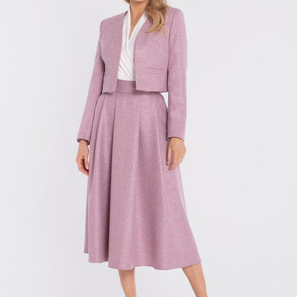 Stylove Women's Professional A-Line Skirt with Pockets and Stretch Fab