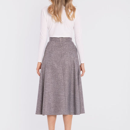 Stylove Women's Professional A-Line Skirt with Pockets and Stretch Fab