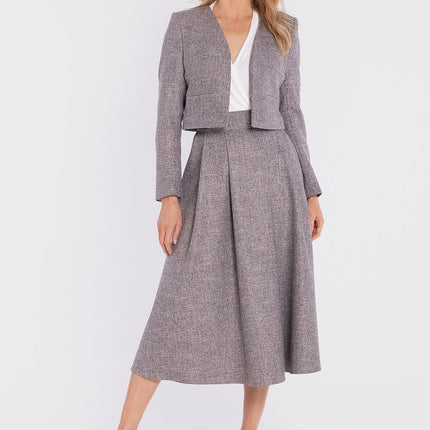 Stylove Women's Professional A-Line Skirt with Pockets and Stretch Fab