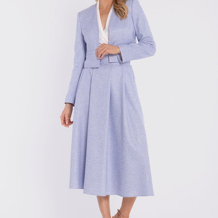 Stylove Women's Professional A-Line Skirt with Pockets and Stretch Fab