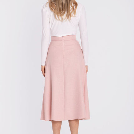 Stylove Women's Professional A-Line Skirt with Pockets and Stretch Fab