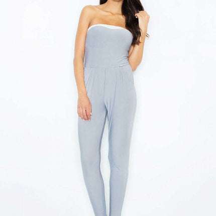 Chic Sculpted Jumpsuit - Effortless Style and Comfort