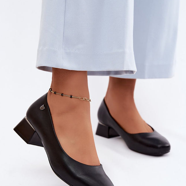 Step in Style Women's Professional Heel Pumps with Comfort Insole