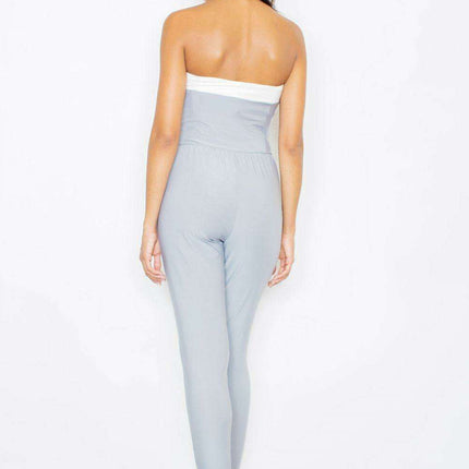 Chic Sculpted Jumpsuit - Effortless Style and Comfort