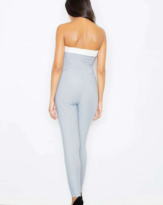 Chic Sculpted Jumpsuit - Effortless Style and Comfort