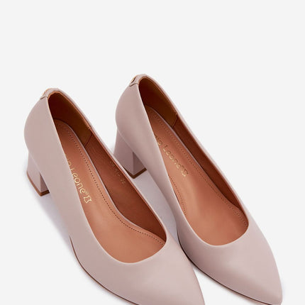 Step in Style Women's Block Heel Pumps - Comfortable & Stylish Design