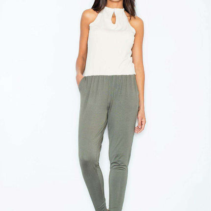 Chic Two-Tone Teardrop Suit: Flattering and Versatile Design