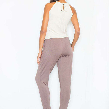 Elegant Teardrop Color-Block Suit: Chic and Flattering with Modern Elegance