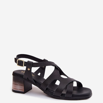 Step in Style Professional Heel Sandals with Cushioned Insole and Adju