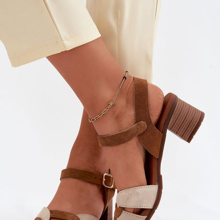 Step in Style Women's Heel Sandals - Comfortable & Elegant Design