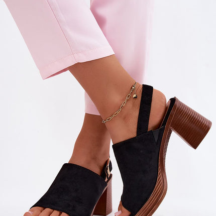 Step in Style Women's Heel Sandals - Elegant Design & Comfortable Fit