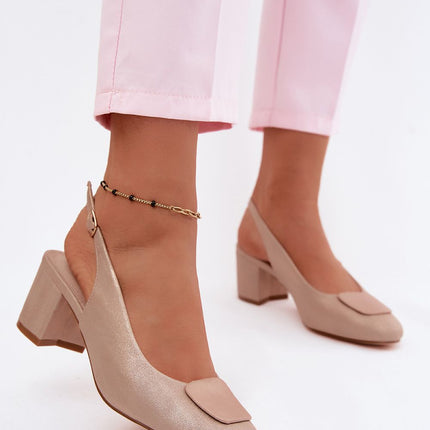 Step in Style Women's Heel Sandals - Comfortable & Stylish Design