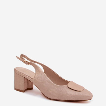 Step in Style Women's Heel Sandals - Comfortable & Stylish Design