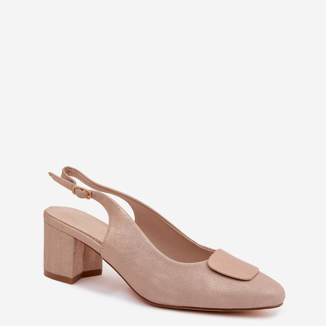 Step in Style Women's Heel Sandals - Comfortable & Stylish Design