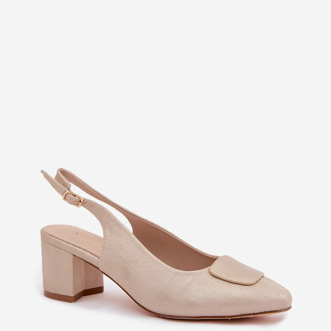 Step in Style Women's Heel Sandals - Comfortable, Elegant Design