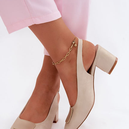 Step in Style Women's Heel Sandals - Comfortable, Elegant Design