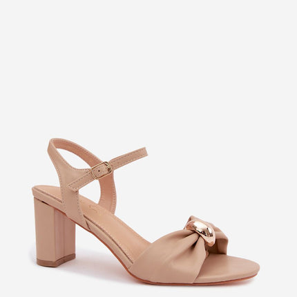 Step in Style Women's Heel Sandals - Comfortable, Elegant Design