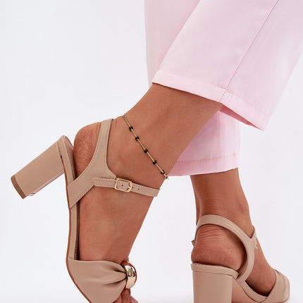 Step in Style Women's Heel Sandals - Comfortable, Elegant Design