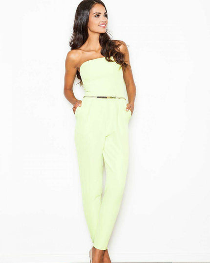 Chic Sleeveless Jumpsuit with Stylish Pockets and Flattering Belt
