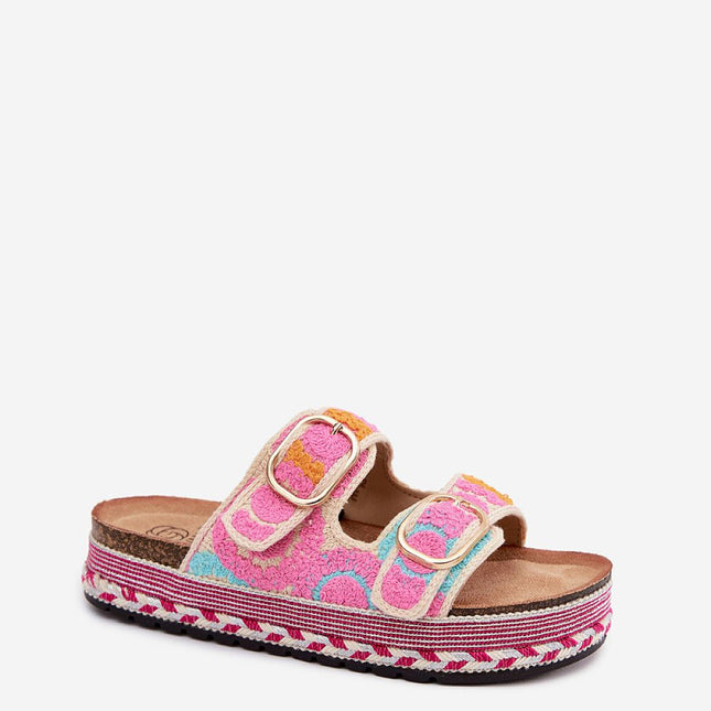 Step in Style Women's Platform Sandals with Cushioned Footbed & Adjust